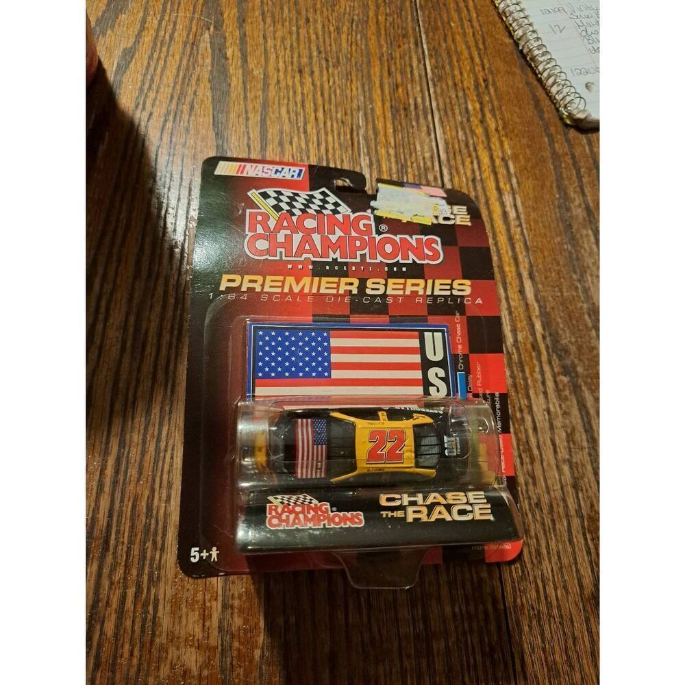 Vintage 2001 NASCAR Racing Champions Ward Burton 22 Diecast Race Car Wind Tunnel